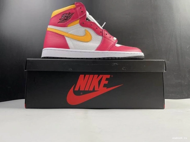 Chep Onekick Air Jordan High Red OGLight Fusion 555088-603 1 0709